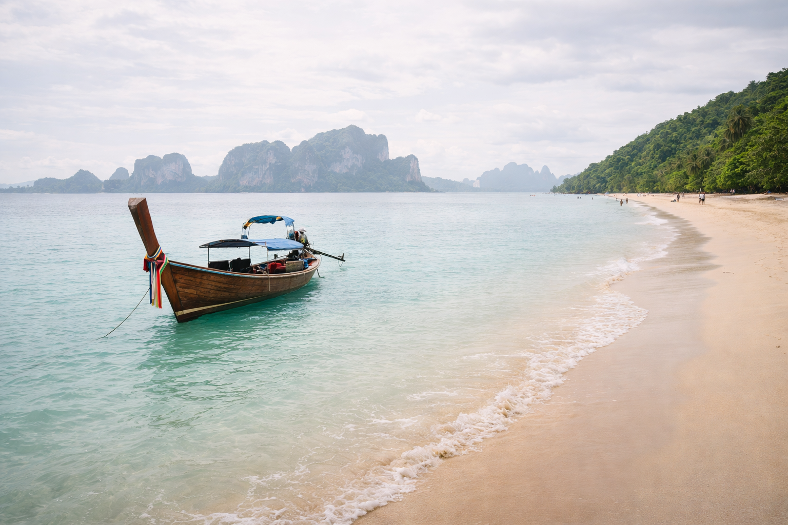 Quiet value beach shoulder season